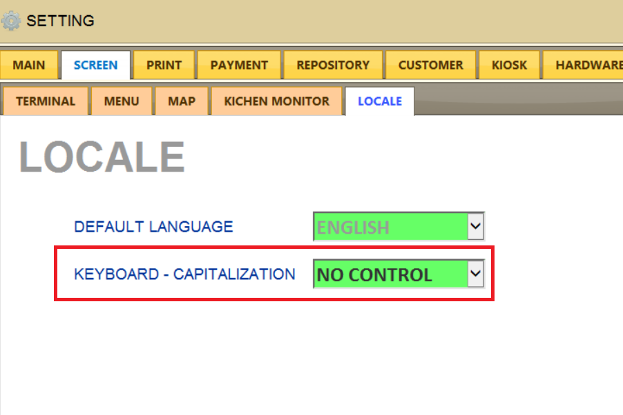 System Menu